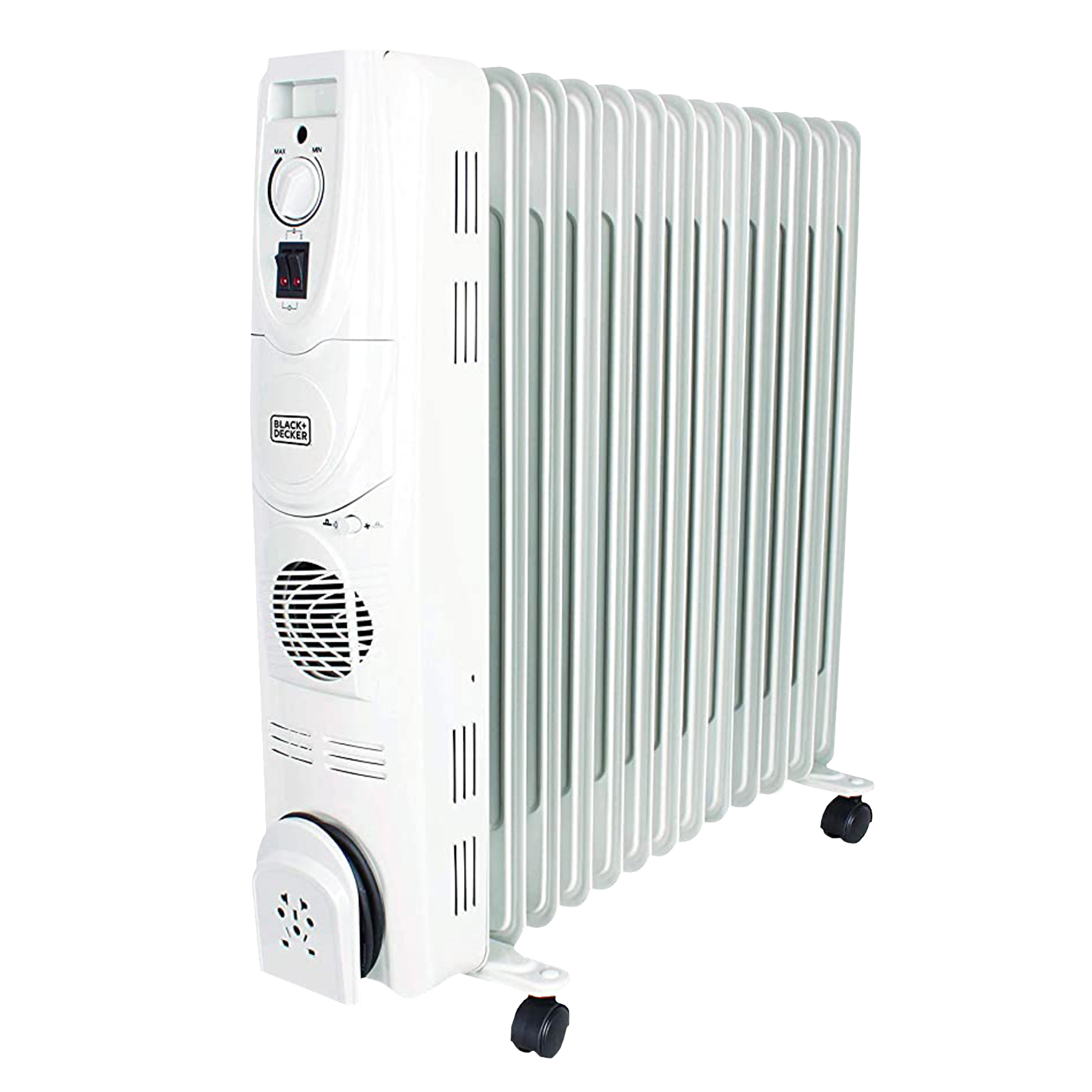 Oil Filled Radiator Heater With Thermostat Buy BLACK & DECKER BXRA1301IN 2800W Oil Filled Radiator Room Heater